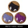 Preto + Azul + Roxo
