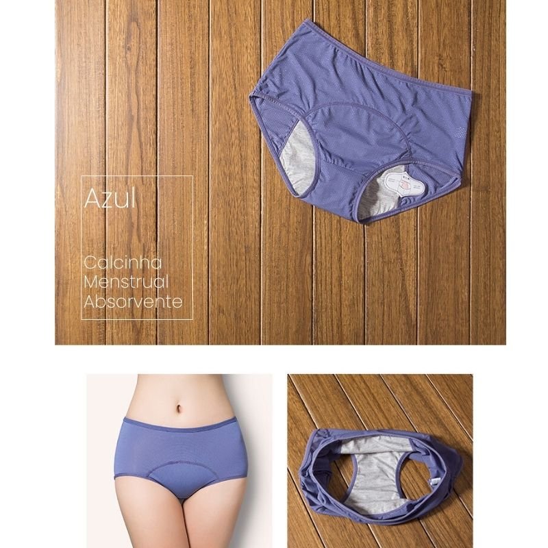 Calcinha Menstrual Absorvente Safe Day 03