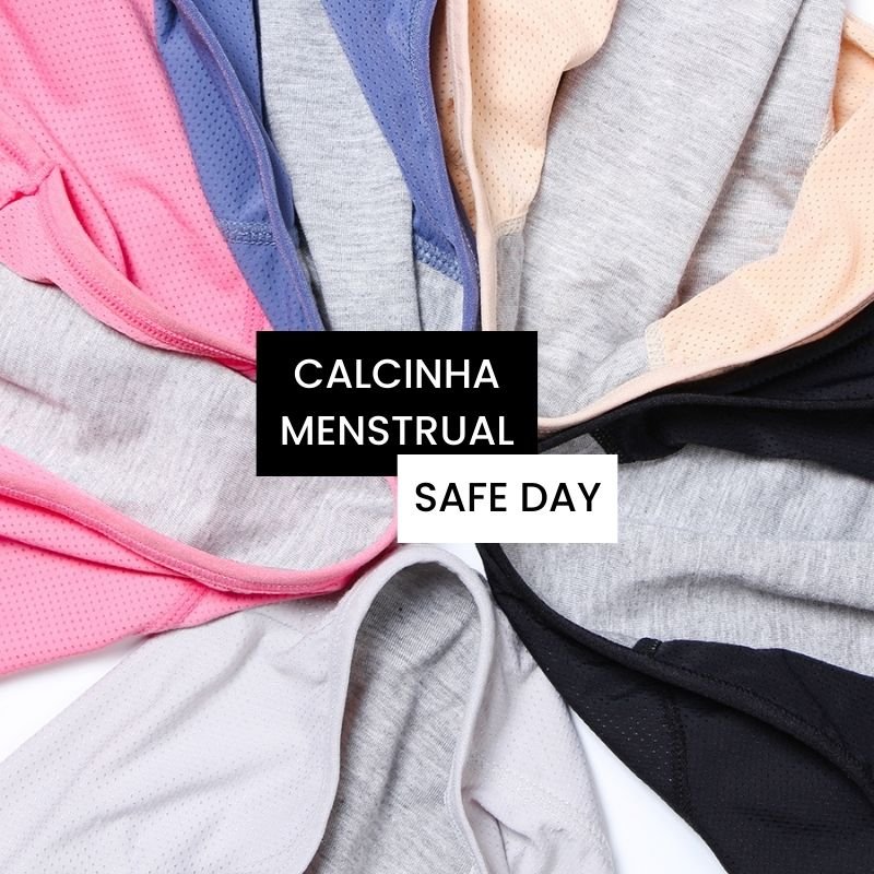 Calcinha Menstrual Absorvente Safe Day 12
